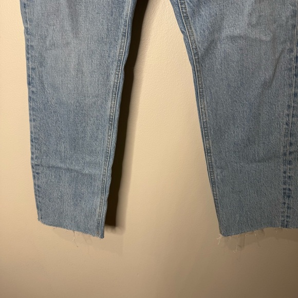 Topshop Light Wash Straight Leg Denim Mom
Jeans Size 2 - Picture 4 of 10